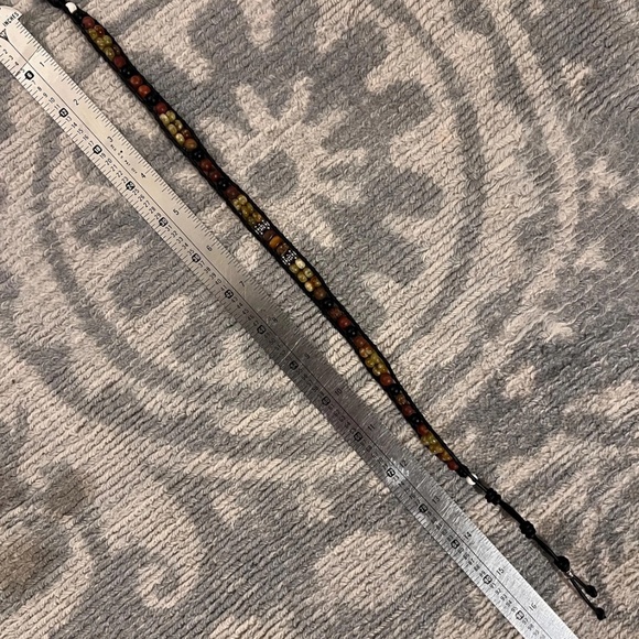 Double Wrap Leather Bracelet - Jasper, Jade, Onyx, Artisan Button Clasp -UNISEX - Picture 10 of 10